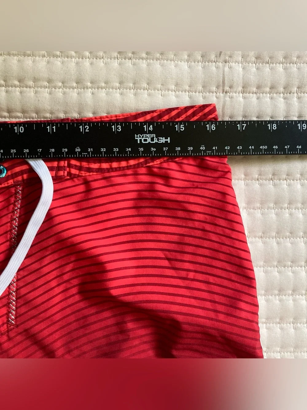 Hurley Phantom USA Olympic Board Shorts Men’s 32 Red 7” Unlined Surf Swim Beach